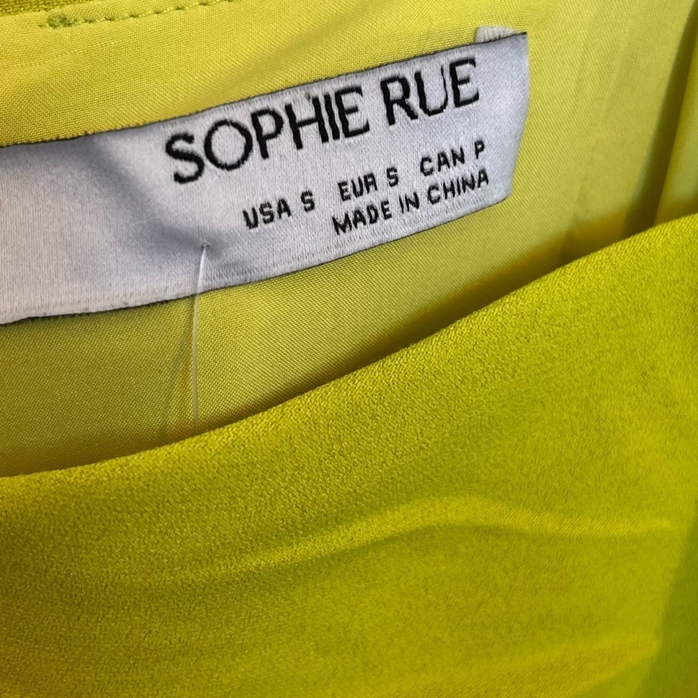 Sophie Rue Spaghetti Strap Ruched Dress Size Small - Picture 4 of 6